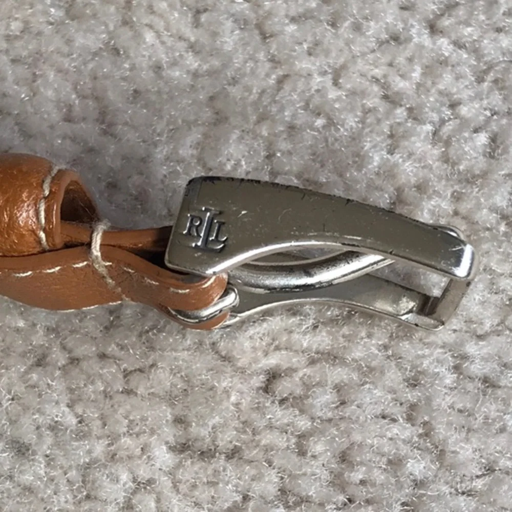 LAUREN Ralph Lauren genuine Italian Leather belt. Sz M see measurements